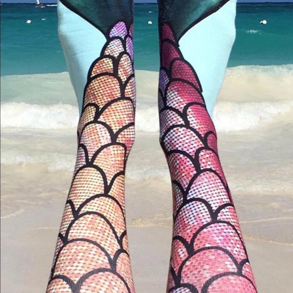 Mermaid Knee Socks - Picture 2 of 3